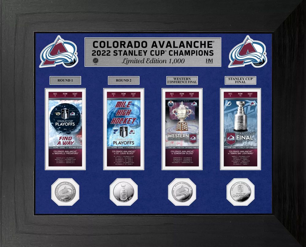 Avalanche 2022 Stanley Cup Champions Legacy Frame