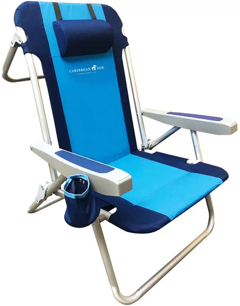 Caribbean Joe 5-Position Back Pack Chair