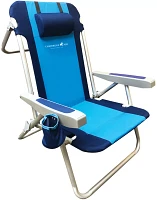 Caribbean Joe 5-Position Back Pack Chair