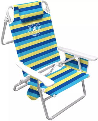 Caribbean Joe 5-Position Folding Deluxe Beach Chair