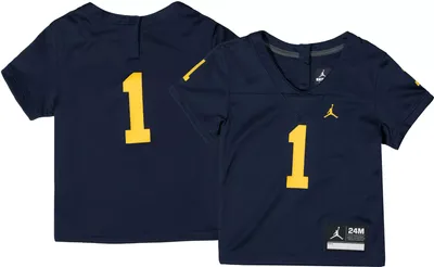 Jordan Infant Michigan Wolverines #1 Blue Untouchable Game Football Jersey