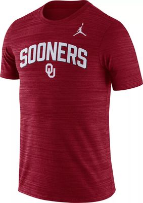 Jordan Men's Oklahoma Sooners Crimson Dri-FIT Velocity Football T-Shirt