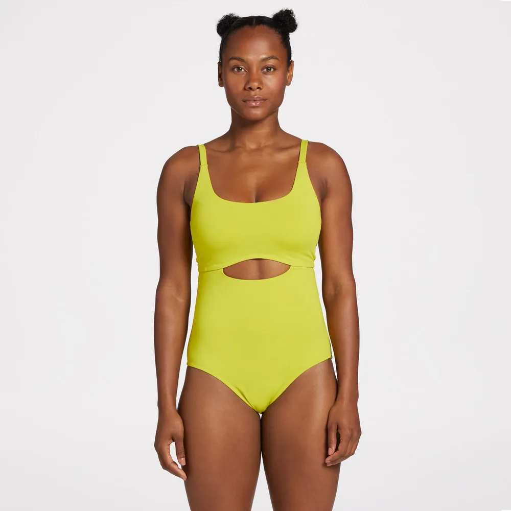 CALIA Women's Keyhole One Piece Swimsuit