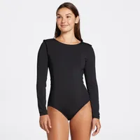 CALIA Women's Power Shoulder One Piece Swimsuit