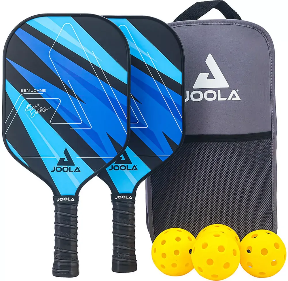 JOOLA Ben Johns Blue Lightning Pickleball Paddle Set