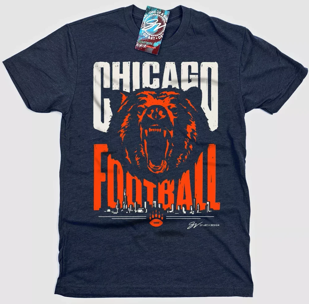 GV Art & Design Chicago Roar NAVY T-Shirt