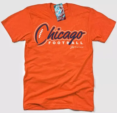 GV Art & Design Chicago Script Orange T-Shirt