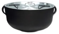 King Kooker 4 Gallon Pre-Seasoned Flat-Bottomed Cast Iron Pot