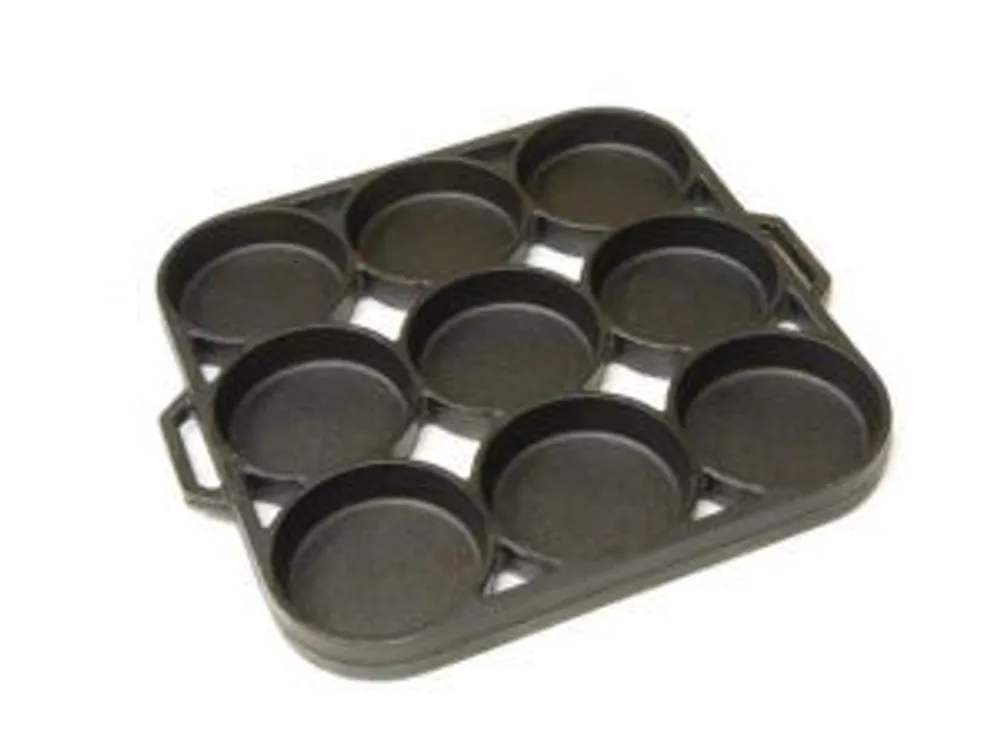 King Kooker Pre-Seasoned Cast Iron Biscuit Pan