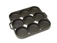 King Kooker Pre-Seasoned Cast Iron Biscuit Pan