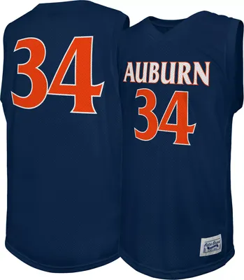 Retro Brand Men's Auburn Tigers #34 Navy Replica Basketball Class Jersey