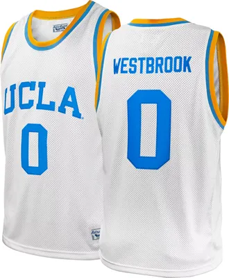 Original Retro Brand Men's UCLA Bruins White Russell Westbrook Replica Basketball Jersey