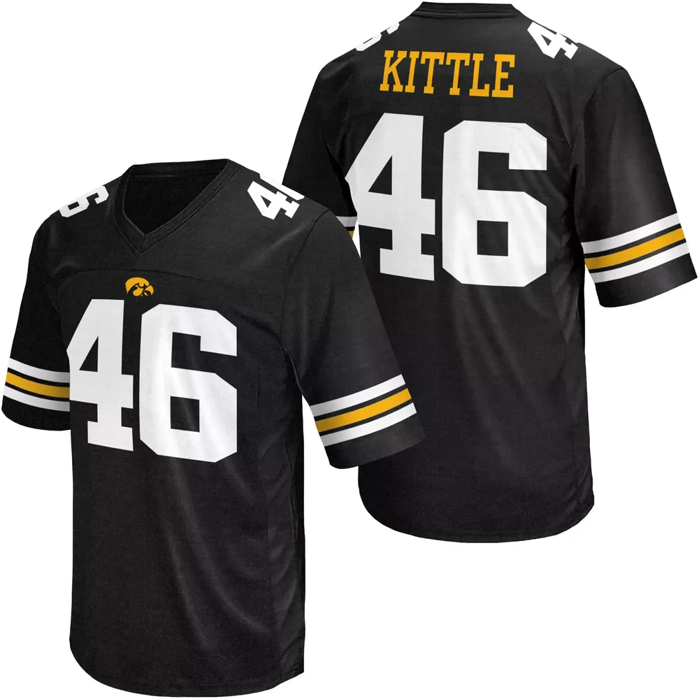 Retro Brand Men's Iowa Hawkeyes Black George Kittle Replica Jersey