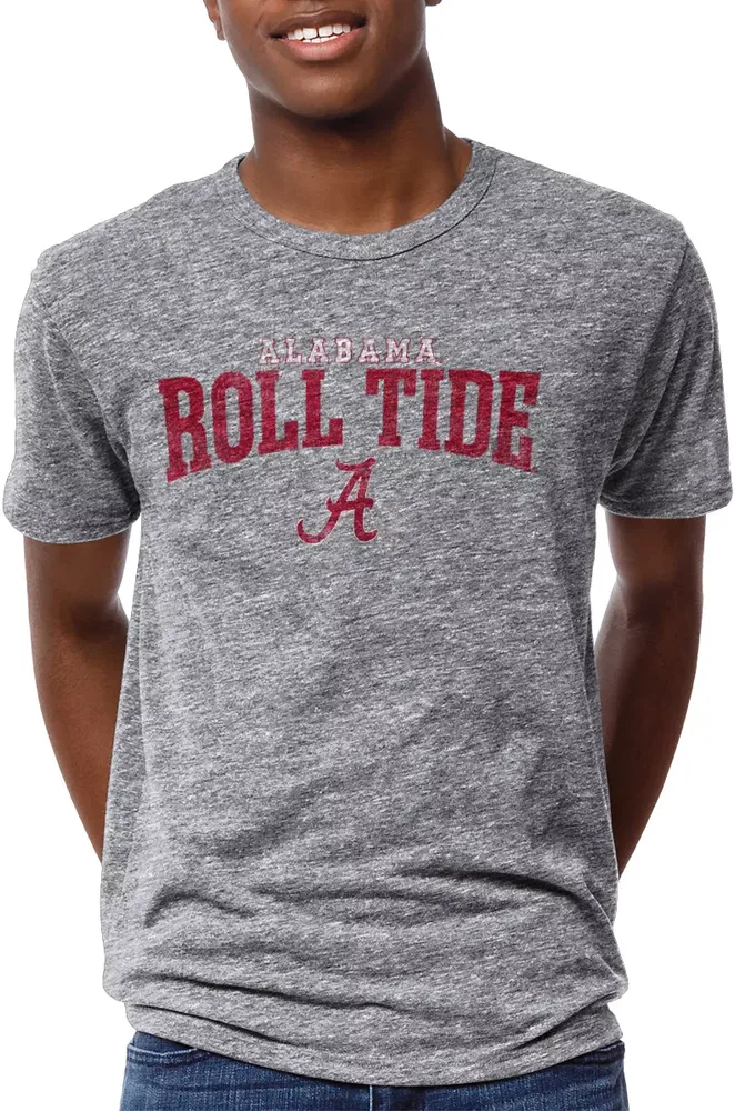 League-Legacy Men's Alabama Crimson Tide Grey Victory Falls T-Shirt