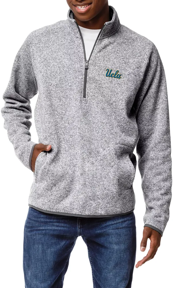 League-Legacy Men's UCLA Bruins Grey Saranac Quarter-Zip