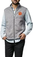 League-Legacy Men's Clemson Tigers Grey Saranac Vest