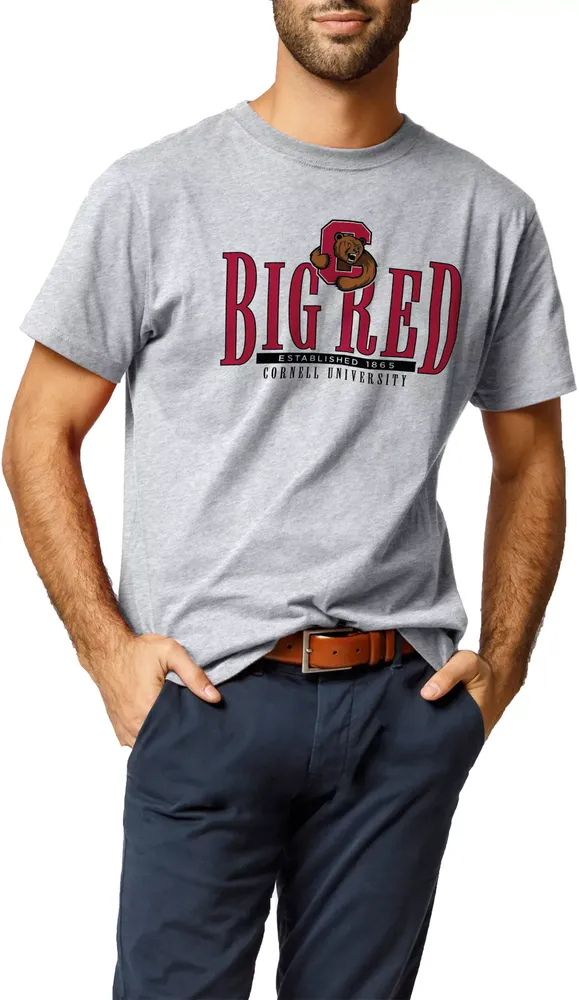 League-Legacy Men's Cornell Big Red Ash All American T-Shirt