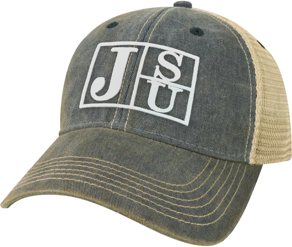 League-Legacy Men's Jackson State Tigers Blue Old Favorite Adjustable Trucker Hat