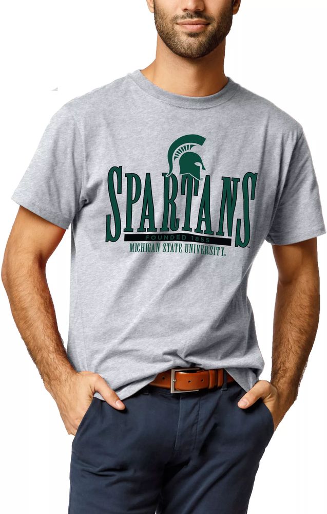 League-Legacy Men's Michigan State Spartans Ash All American T-Shirt