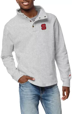 League-Legacy Men's NC State Wolfpack Ash Snap Up Jacket