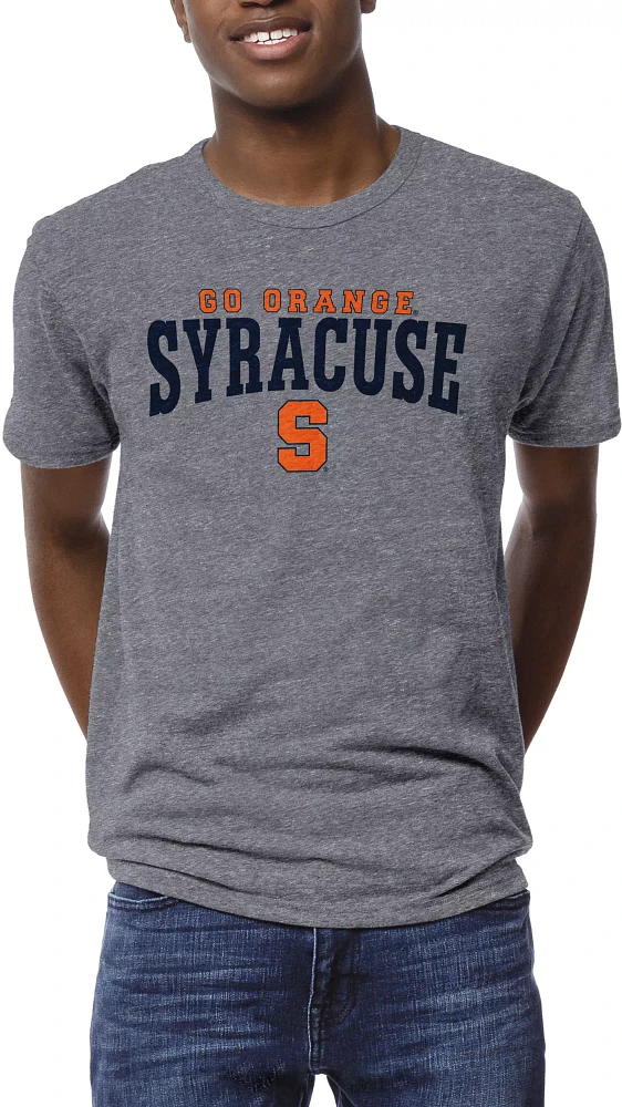 League-Legacy Men's Syracuse Orange Grey Victory Falls T-Shirt