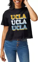 League-Legacy Women's UCLA Bruins True Blue Clothesline Cotton Crop T-Shirt