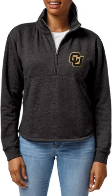 League-Legacy Women's Colorado Buffaloes Onyx Victory Springs Quarter-Zip