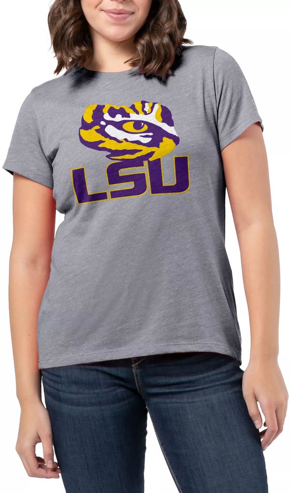 League-Legacy Women's LSU Tigers Grey Intramural Classic T-Shirt