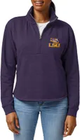 League-Legacy Women's LSU Tigers Purple Victory Springs Quarter-Zip