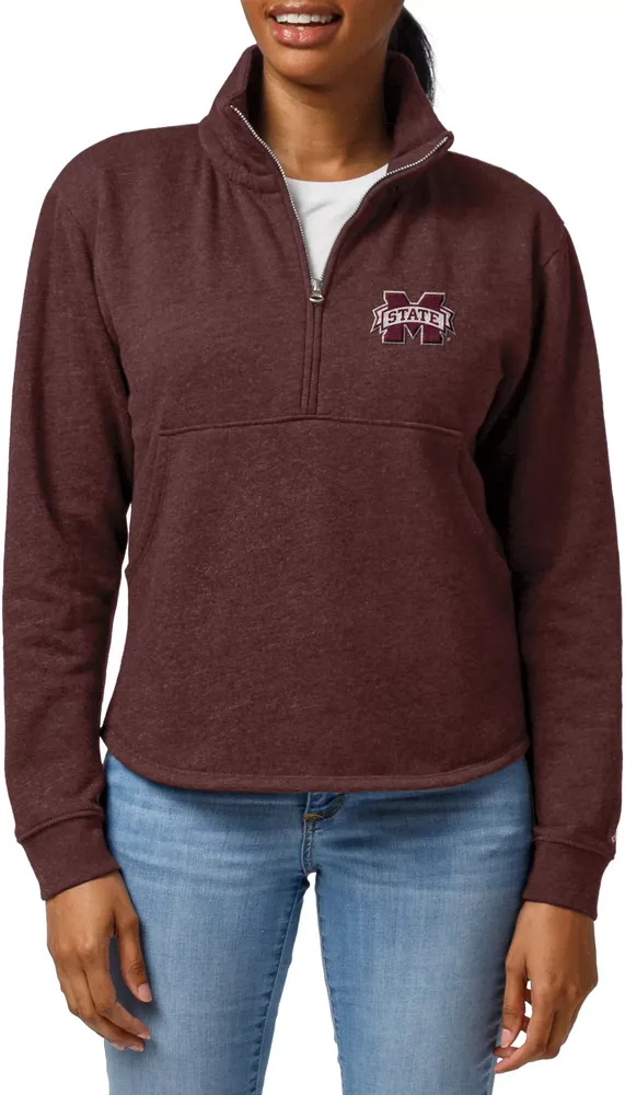 League-Legacy Women's Mississippi State Bulldogs Maroon Victory Springs Quarter-Zip