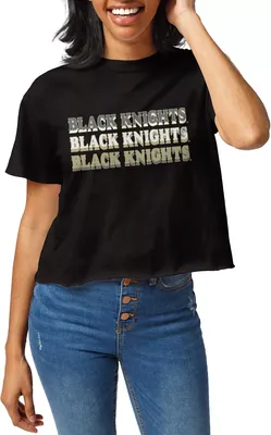 League-Legacy Women's Army West Point Black Knights Clothesline Cotton Crop T-Shirt