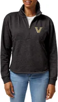 League-Legacy Women's Vanderbilt Commodores Onyx Victory Springs Quarter-Zip