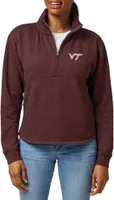 League-Legacy Women's Virginia Tech Hokies Maroon Victory Springs Quarter-Zip