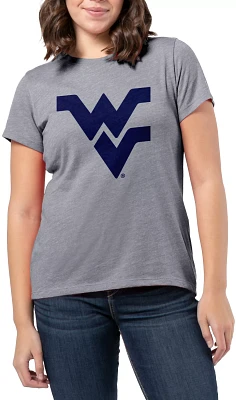 League-Legacy Women's West Virginia Mountaineers Grey Intramural Classic T-Shirt