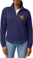 League-Legacy Women's West Virginia Mountaineers Blue Victory Springs Quarter-Zip