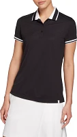 Walter Hagen Women's Pique Rib Trim Short Sleeve Golf Polo