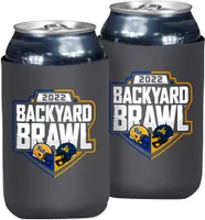 Logo Brands Pitt Panthers vs West Virginia Mountaineers 2022 Backyard Brawl Football Can Cooler