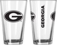 Logo Brands Georgia Bulldogs 16oz. Pint Glass