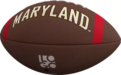 Logo Brands Maryland Terrapins Team Stripe Composite Football