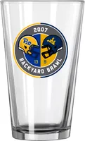 Logo Brands 2007 Pitt Panthers vs West Virginia Mountaineers Backyard Brawl 13-9 Pint Glass