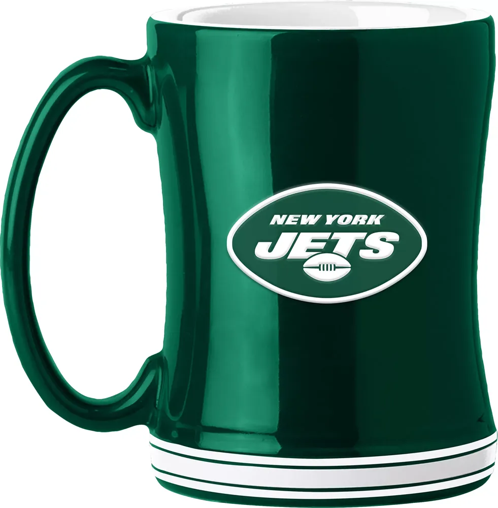 Logo Brands New York Jets 14 oz. Relief Mug