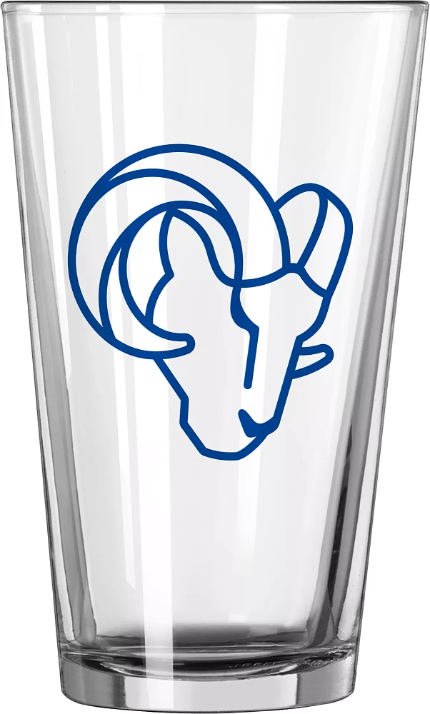 Logo Brands Los Angeles Rams 16 oz. Pint Glass