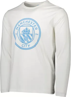 Sport Design Sweden Manchester City Logo Heavy White Long Sleeve Shirt