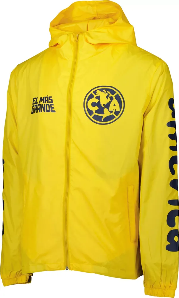 Sport Design Sweden Club America Sleeve Wordmark Yellow Full-Zip Jacket