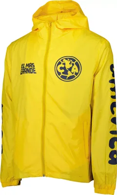 Sport Design Sweden Club America Sleeve Wordmark Yellow Full-Zip Jacket