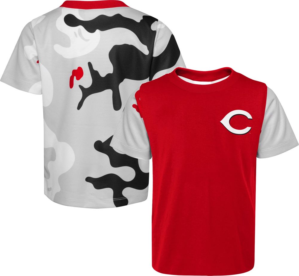 MLB Team Apparel Youth Cincinnati Reds Red Practice T-Shirt