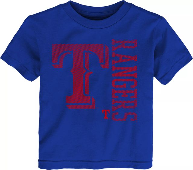 Dick's Sporting Goods MLB Team Apparel Youth Texas Rangers Blue Practice  T-Shirt