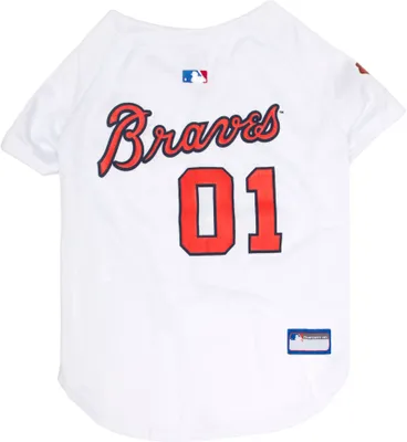 Pets First MLB Atlanta Braves Pet Jersey