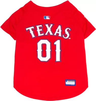 Pets First MLB Texas Rangers Pet Jersey