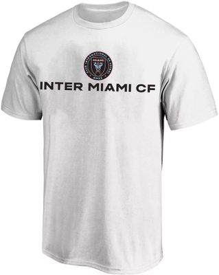 MLS Big & Tall Inter Miami CF Logo White T-Shirt